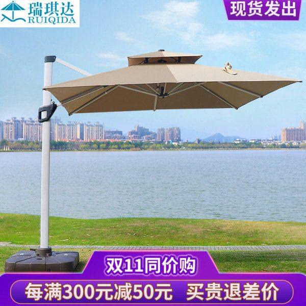 户外庭院别墅花园露台沙滩遮阳伞太阳伞摆摊室外阳台太阳能罗马伞,住宅家具,遮阳伞,淘宝优惠券,粉丝福利购,淘宝优惠卷