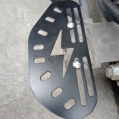 无损直上A8/T90深远电动车009改装后脚踏后加大加宽踩脚踏板脚蹬