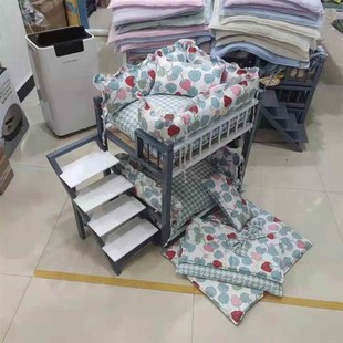 活动价 宠物床品狗狗小床宠物狗床上用K品四件T套可拆洗窝垫狗