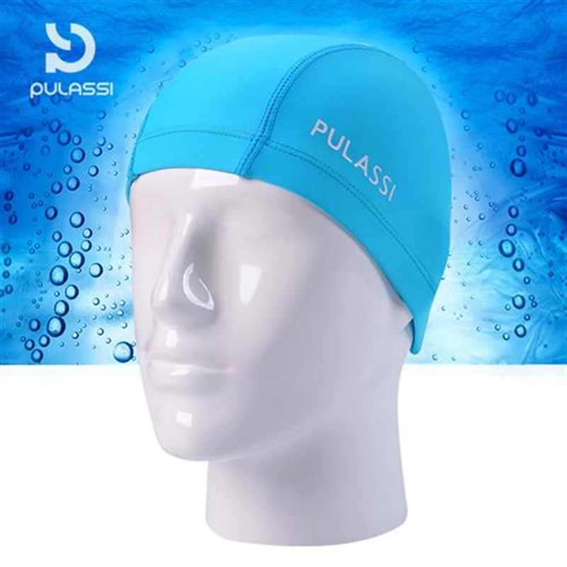 新款普拉施游泳帽女款加大护耳长发不D勒头2023新款防水布料宽松