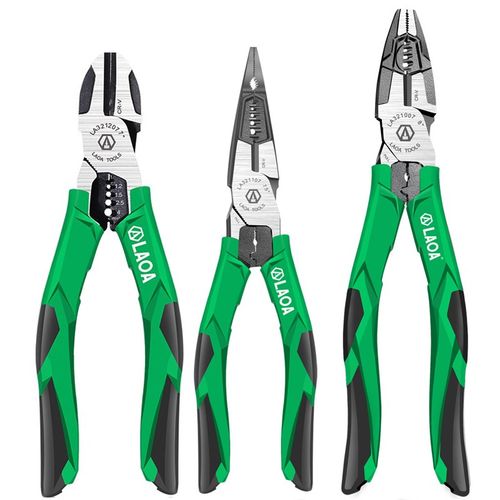 老工业级多功能钢丝钳老虎钳电工剥线钳合省力尖嘴钳