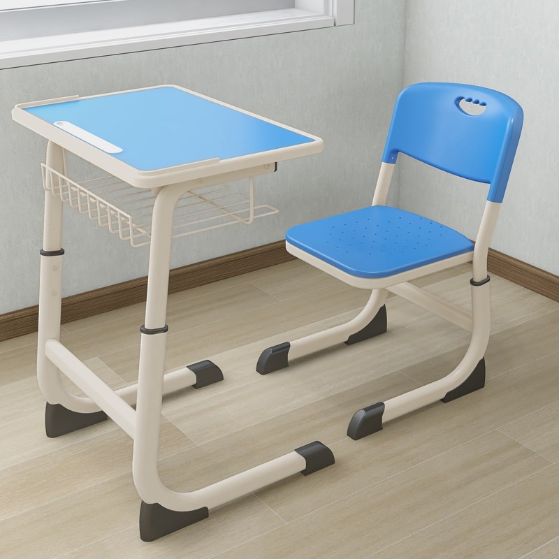 中小学生课桌椅培训桌椅托管辅导班学习写字书桌装学校升降