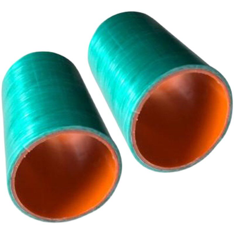 MFPT钢塑缠绕管FMPT塑钢复合管DN100玻璃钢MPPPVC内橘红外绿色