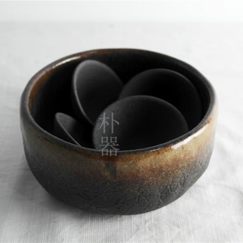 朴器 手工粗陶花瓶花器花盆植物多肉盆小茶洗水洗 水培土培小花盆