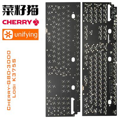 Cherry G80-3000客制化机械键盘PCB改装K375S主控热插拔