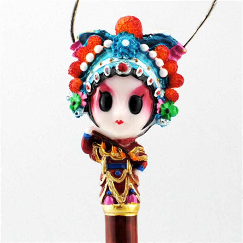 京剧脸谱笔 中国风特色京剧工艺礼品 书桌摆件 出国留学生送老外