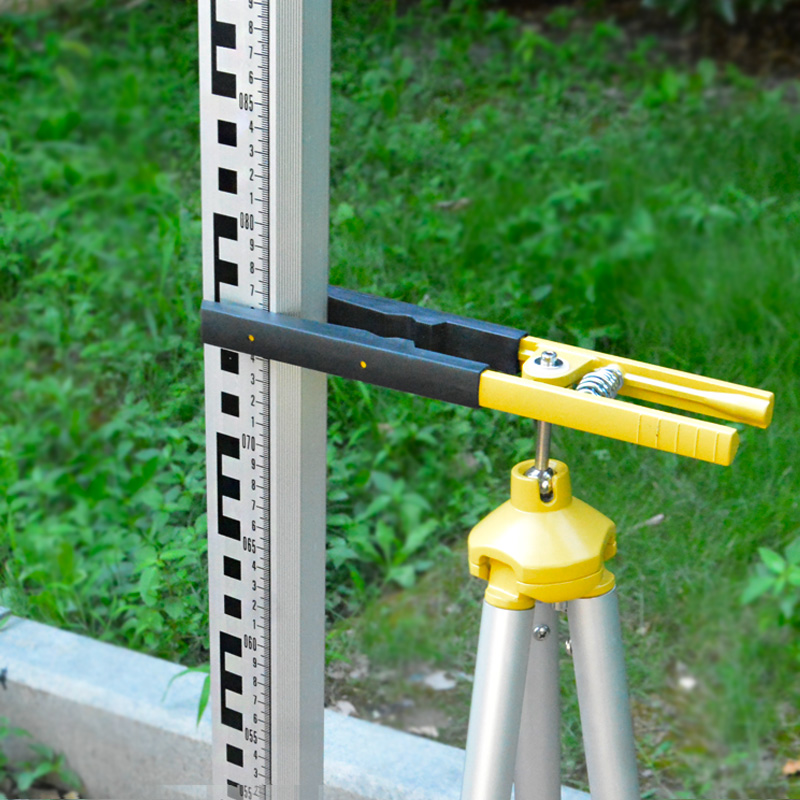 塔尺夹对中杆夹子棱镜杆夹子三脚支撑塔尺条码尺三脚架标尺水准尺