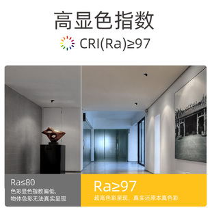 爱斯兰变焦嵌入式调焦聚光家用客厅过道走廊天灯聚散光孔灯