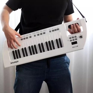肩背式键电子琴吉他表演电子琴初学入门电子琴接音响