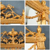 饰镜浴室镜壁炉玄关镜软装 艺术奢华装 饰品别墅 美金法式 欧式