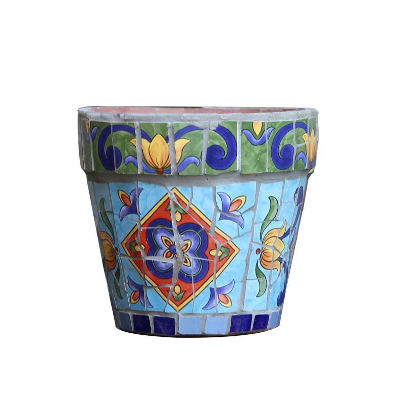 特色创意陶瓷马赛克花盆多肉小花盆肉肉盆绿植小花盆