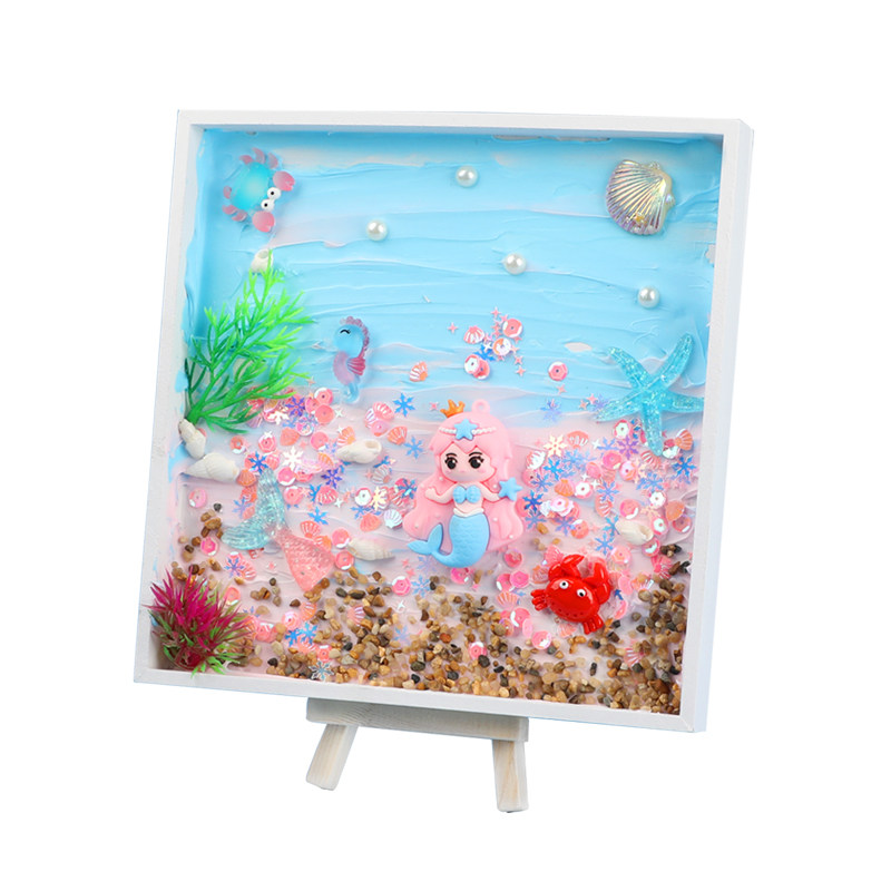 妙嘉di儿童手工奶油胶相框画材料包小学生托盘创意亲子制作装饰,玩具/童车/益智/积木/模型,手工创意粘贴类,淘宝优惠券,粉丝福利购,淘宝优惠卷