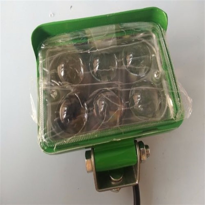 一盒两个 绿色3寸方6珠汽车led货车射灯聚光超亮散光12伏24v