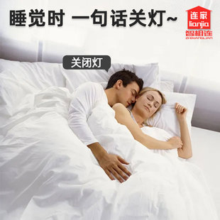 离线语音控制灯头灯座智能ld声控灯口语音i说话控制电灯通用