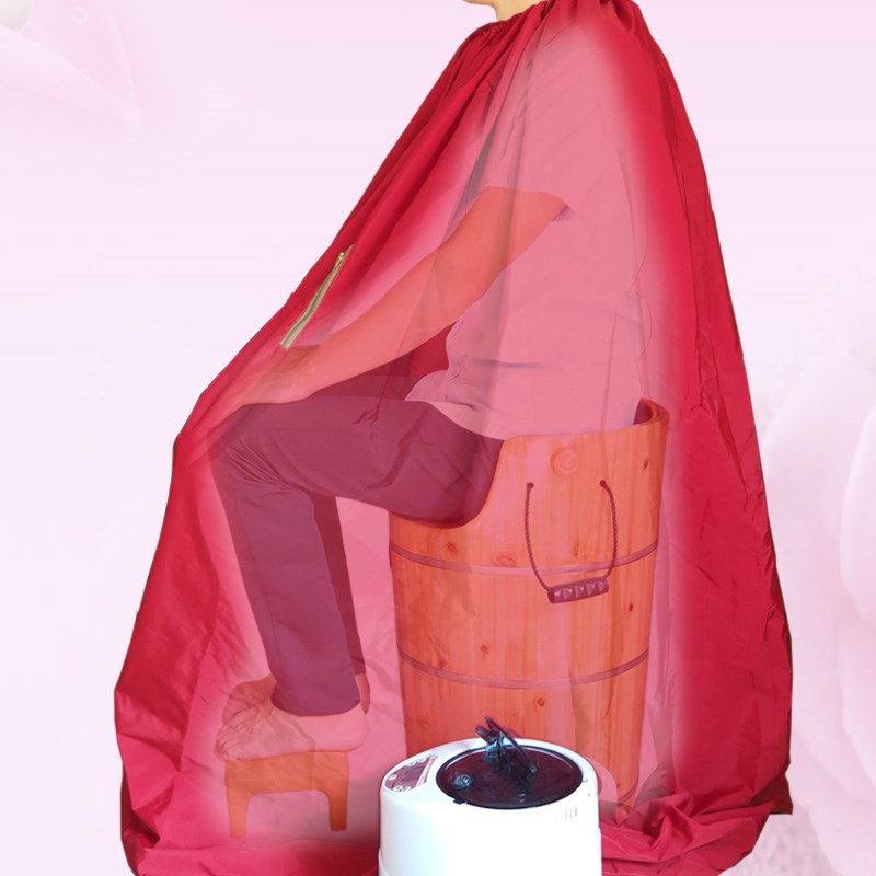 康悦蒸汽熏蒸桶加热恒温坐蒸泡脚足浴盆木头小腿按摩家用汗蒸U型