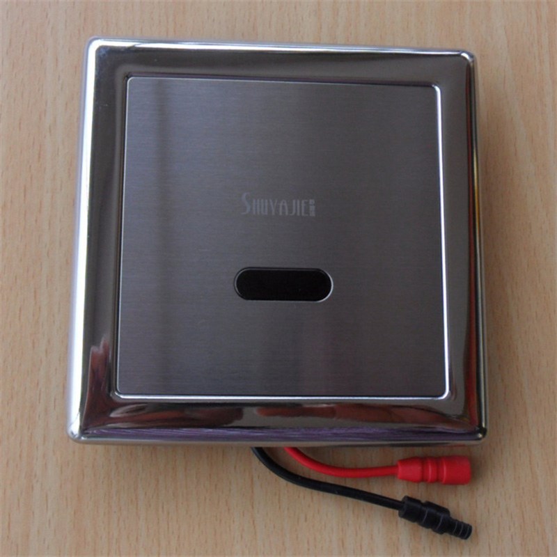 HUYJIE舒雅洁全自动感应小便斗冲水器暗装式小便斗面板探头直流