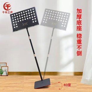 笛子谱架放竹笛洞箫架家用墙省空间占地带灯站立琴谱台