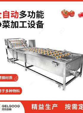 定制 果蔬清洗干机械设备风 洗 圣女果红柿机西器洗厂家 番杰尔古