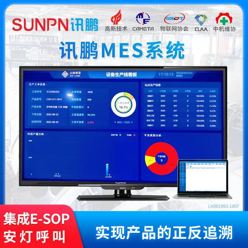 精益管理MES系统工业ESOP作业指导书车间条码追溯LED生产看板