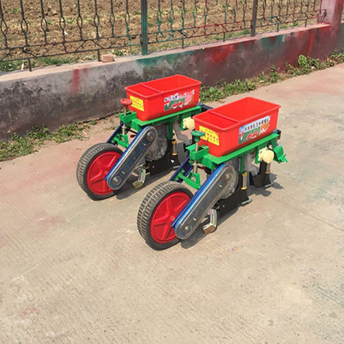 手扶车带单行玉米播种机精播加施肥同时精量下种大豆播种撒肥机