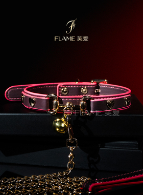 FLAME爱心温感变色项圈choker骨头猫头牌脖圈锁骨链颈环定制刻字