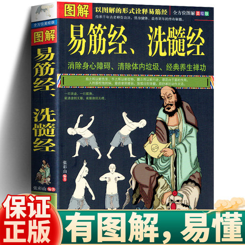 图解易筋经洗髓经武术书籍