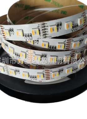 新款RGBCCT五合一灯带 84灯每米RGBWW灯条  五合一LED灯条12V