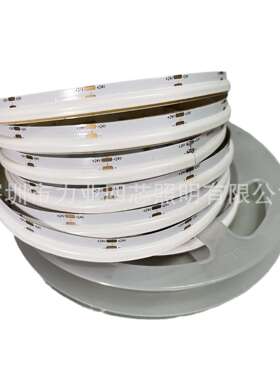 新COB侧发光灯带单色 480灯8mm宽低压24vLED COB侧发光超薄灯条