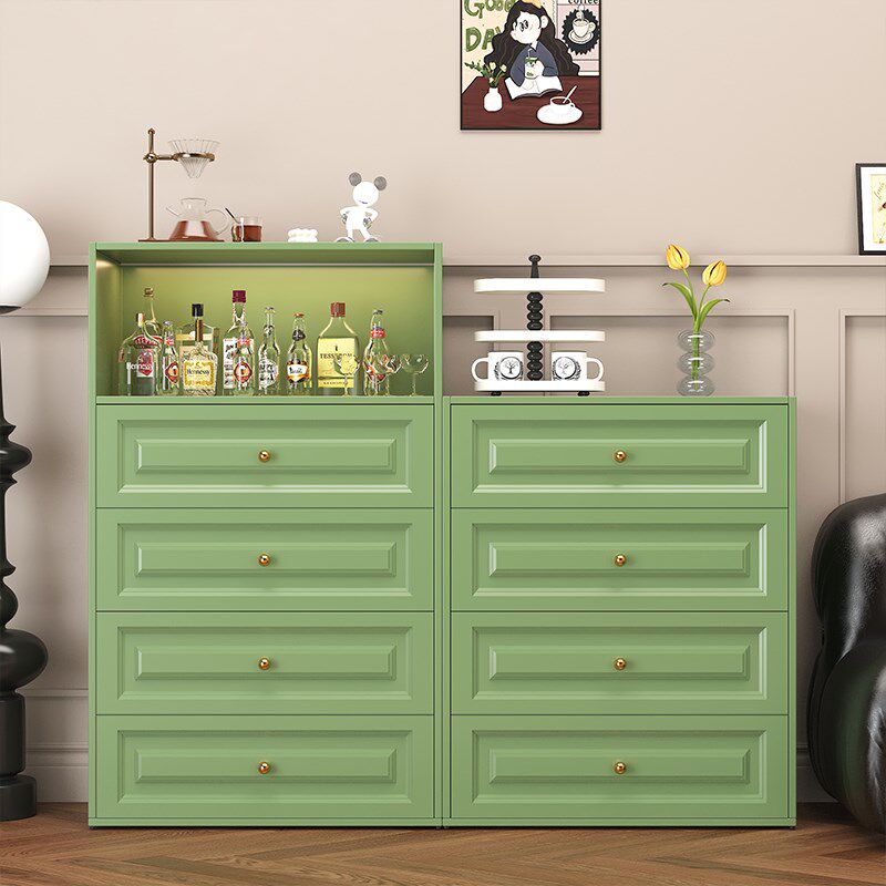 fuyide钢制多层斗柜卧室储物落地收纳柜房间沙发边柜床头柜抽屉柜