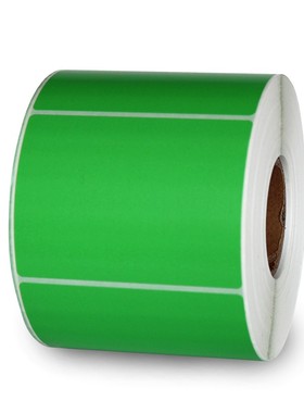 见深彩色铜版纸宽40mm*20mm*1200张单排不干胶标签纸 条码纸碳带