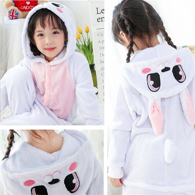 小白兔儿童睡衣宝宝男童可爱小兔子连体衣男孩动物连体恐龙衣服