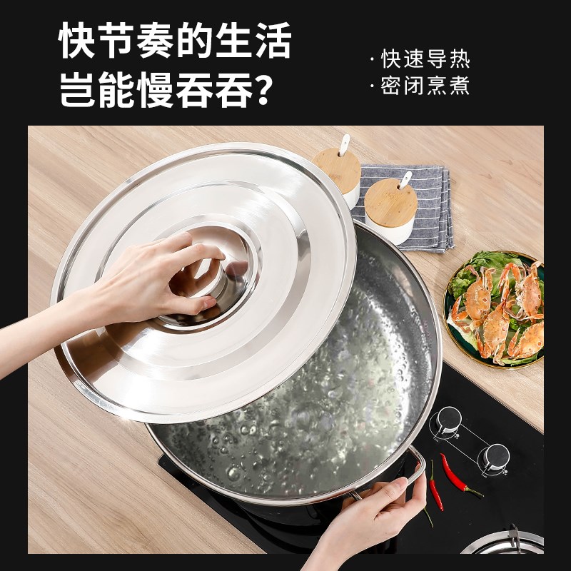 加厚卤汤锅不锈钢桶家用大容量圆桶带盖商用油米桶烧水铁桶小桶