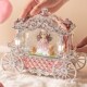 梦幻飘雪精致南瓜马车水晶球音乐盒八音盒女生小女孩儿童生日礼物