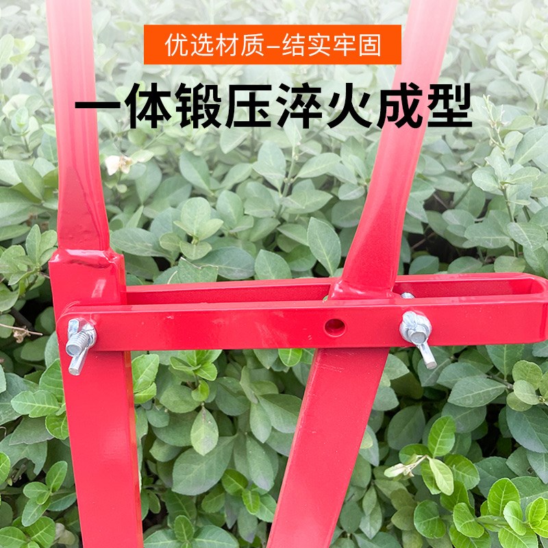 挖洞工具挖电线杆铁锹农用移栽对锹锰钢加厚移苗器可调节户外取土