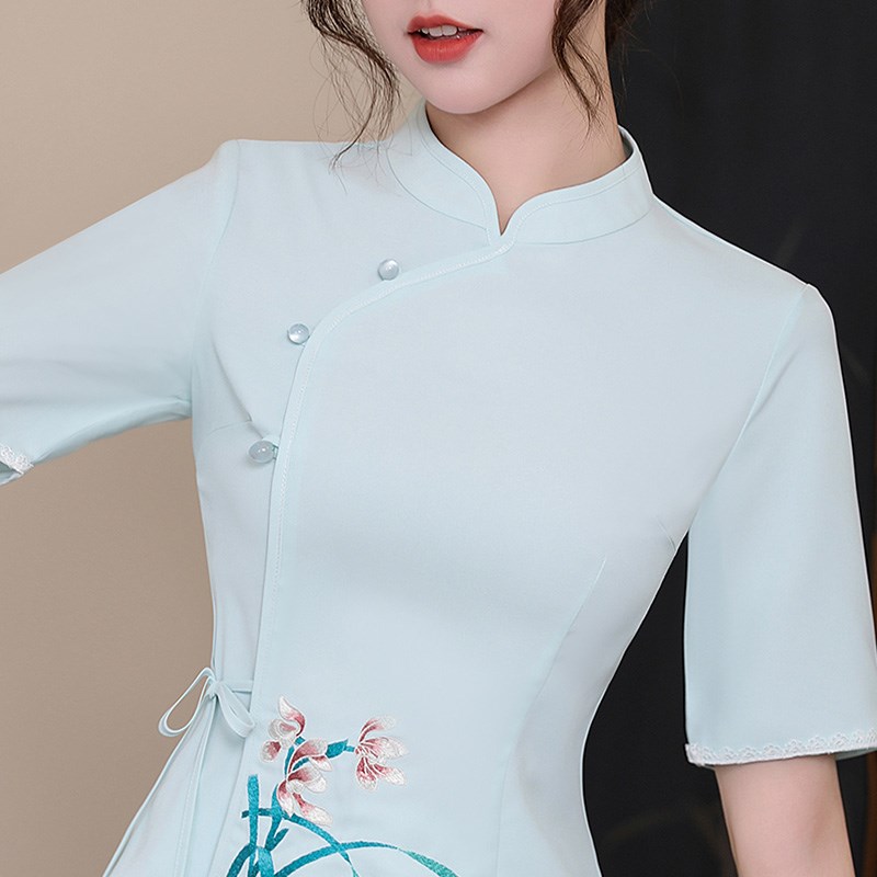 美容师工作服高端美容院秋冬套装养生馆足疗推拿按摩技师工衣长裤