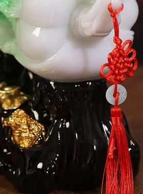 财源滚滚招财玉白菜摆件家居玄关酒柜电视柜装饰店铺开业乔迁礼物