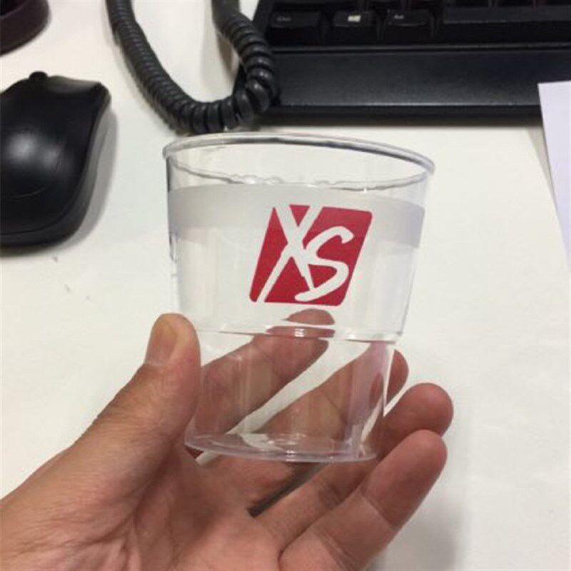 一次性加厚硬质塑料航空杯试饮品尝杯办公家用喜事酒杯子印字LOGO