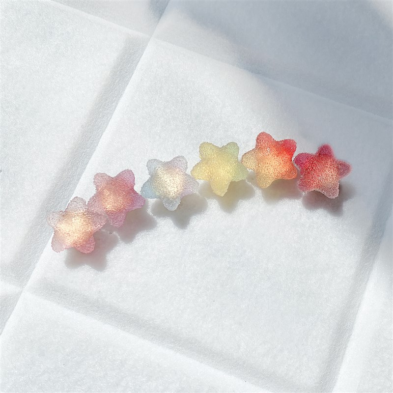 软糖软木钉12个装爱心星星金属图钉毛毡板装饰按钉可爱照片墙钉子