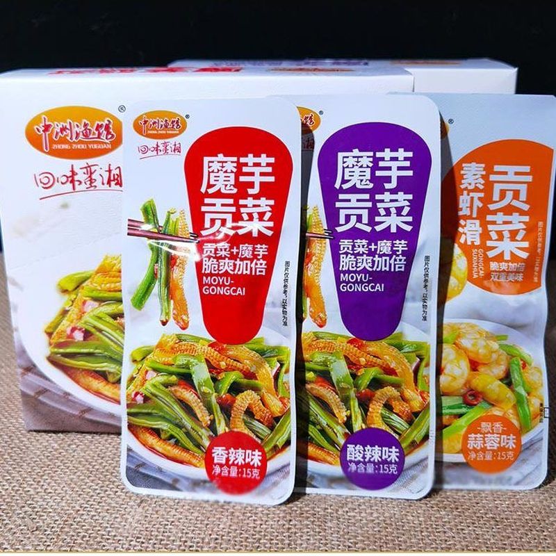 艾妍魔芋贡菜开袋即食魔芋爽零食小吃素毛肚网红爆款解馋休闲食品