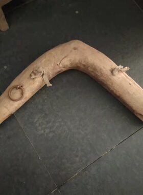 民俗老物件老牛套牛搔头老农具耕地牛套牛扫头农家院装饰摆件怀旧