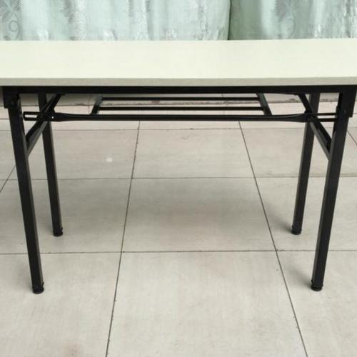 培圳桌折台弹簧折叠开会桌会议台办公长条桌培训台简易折叠会议台