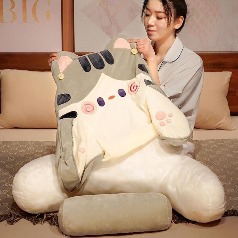 靠垫床上宿舍枕头抱靠枕枕垫软包沙发G床头靠背学生可拆洗腰床靠