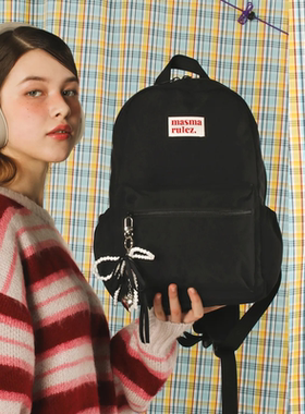 MASMARULEZ官方正品现货防泼水双肩包迷你 Daily backpack Black