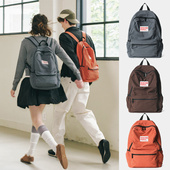 MASMARULEZ韩国正品 现货格纹双肩包防水尼龙背包多口袋书包3color