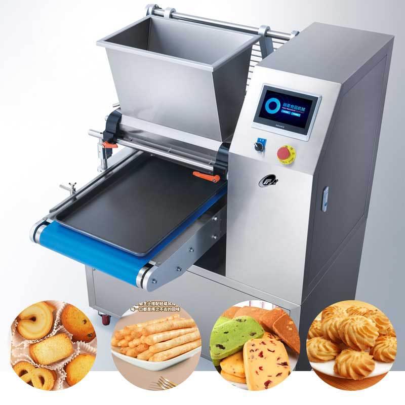 珍妮曲奇小熊饼干生产设备蛋糕店自动化首选伺服电机电脑触摸屏