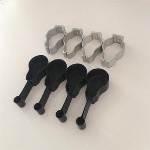 升降晾衣架吊球环堵头晒衣杆吊环管箍耳朵凉衣架杆子管帽堵头支架