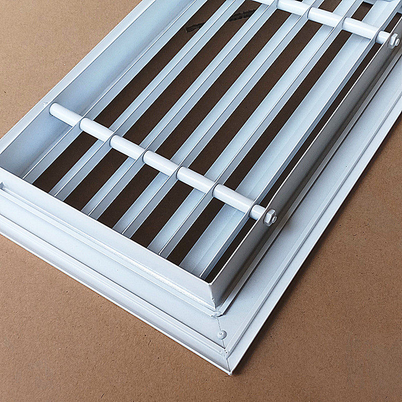 定订做铝合金防雨百叶窗回出风排风口检修散流器铝合金细百叶风口