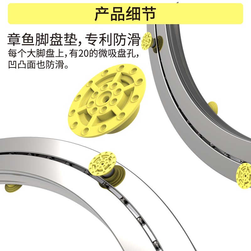 餐桌转盘底座轴承大理石实木玻璃圆形桌不锈钢铝合金旋转家用轨道