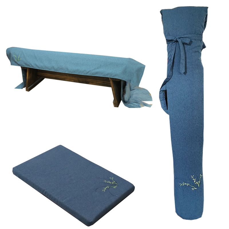 棉麻古琴层桌旗盖布手感柔软舒适透气性防尘古琴囊琴坐垫