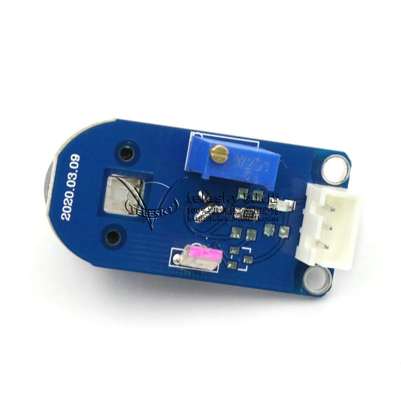 漫反射激光传感器寻迹模块 避障距离黑白循线灰度检测识别模块